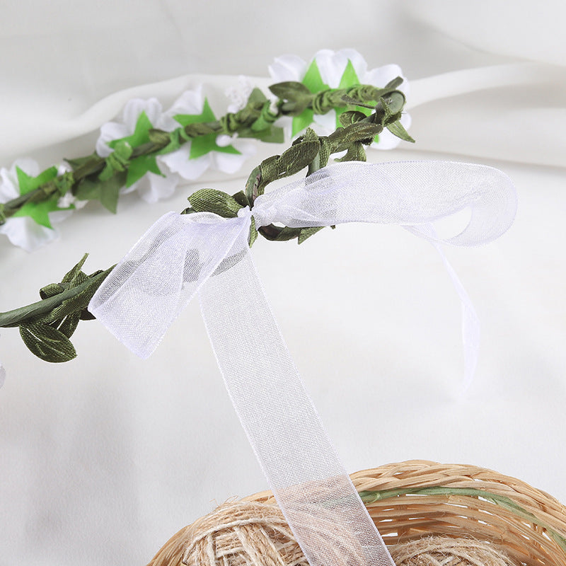 Bridesmaid Floral Garland Headband