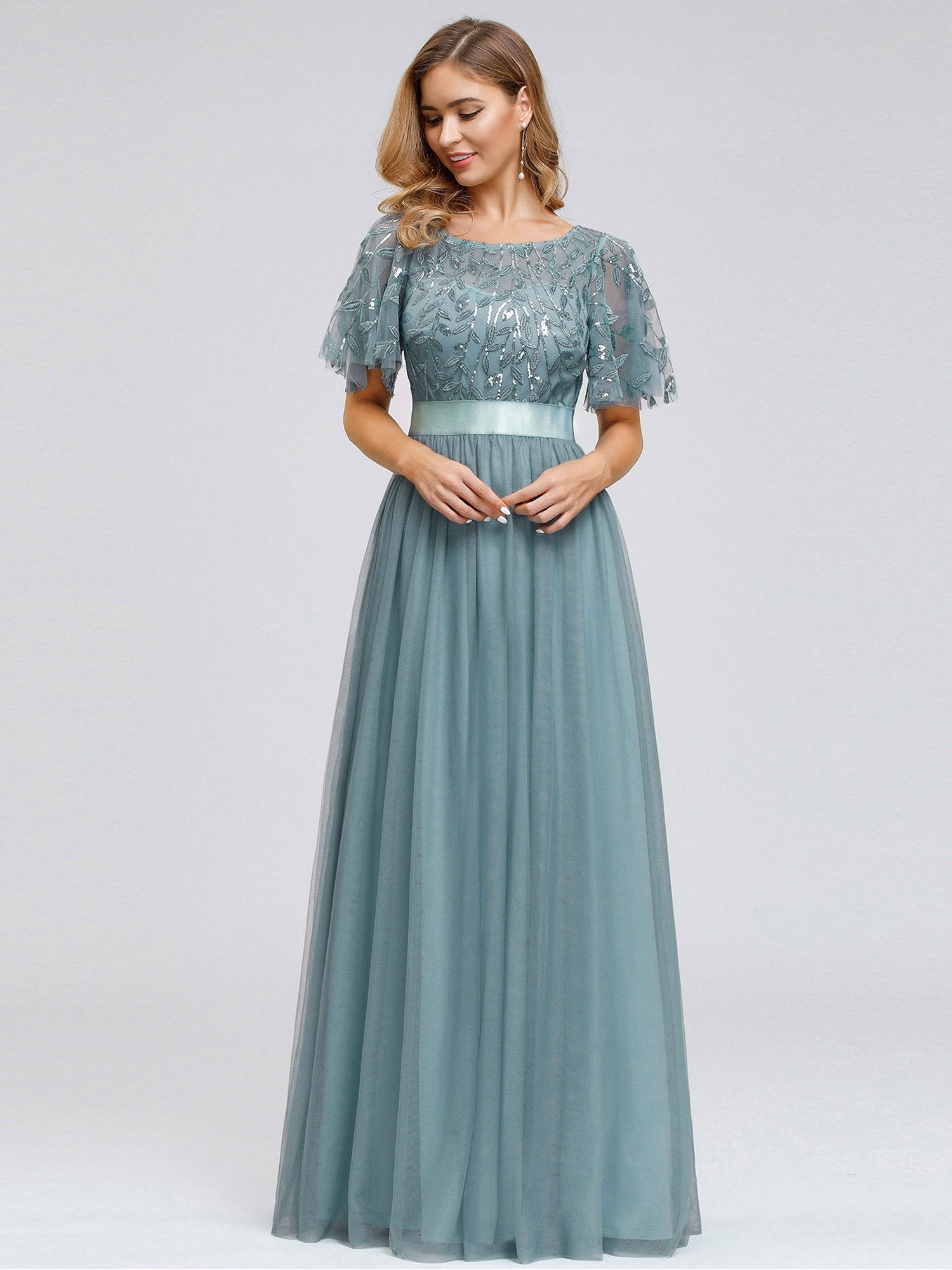 Plus Size Adorable Bridesmaid Dress