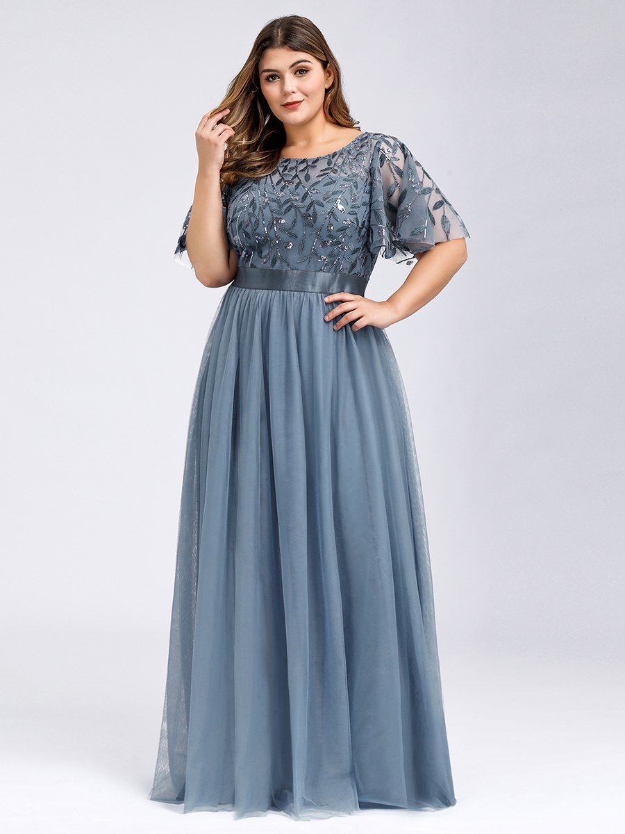 Plus Size Adorable Bridesmaid Dress