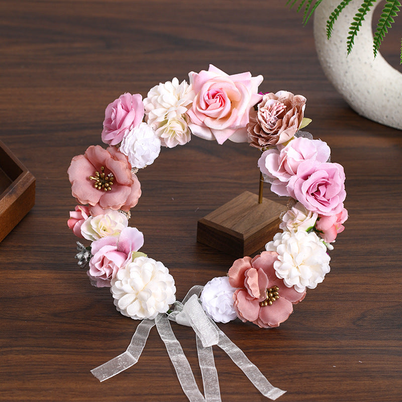 Bridesmaid Multi color Flower Headband