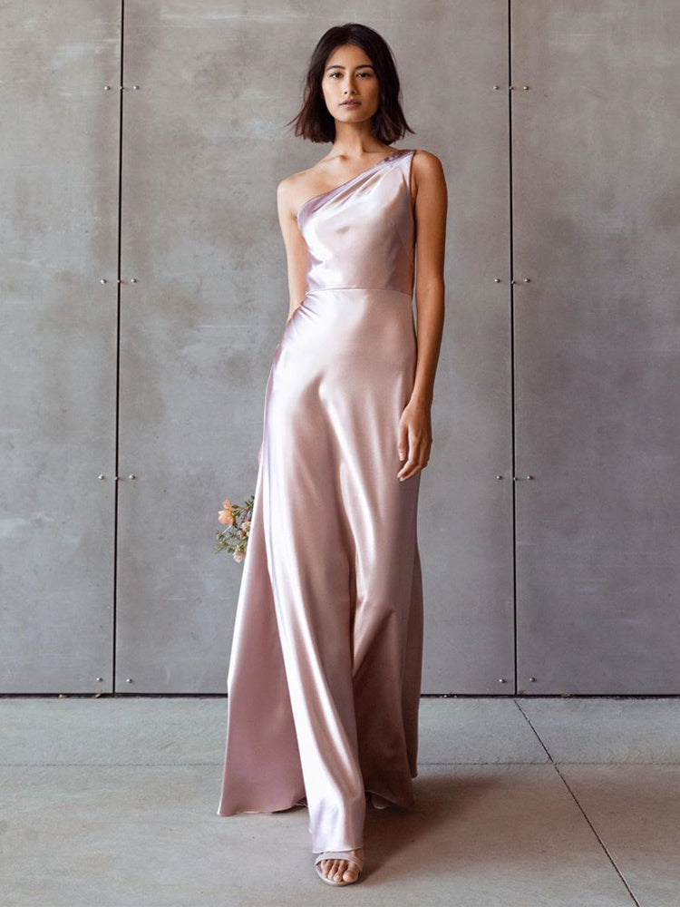 Elegant Satin Bridesmaid Dress