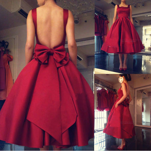 Sleeveless Mini Bridesmaid Dress