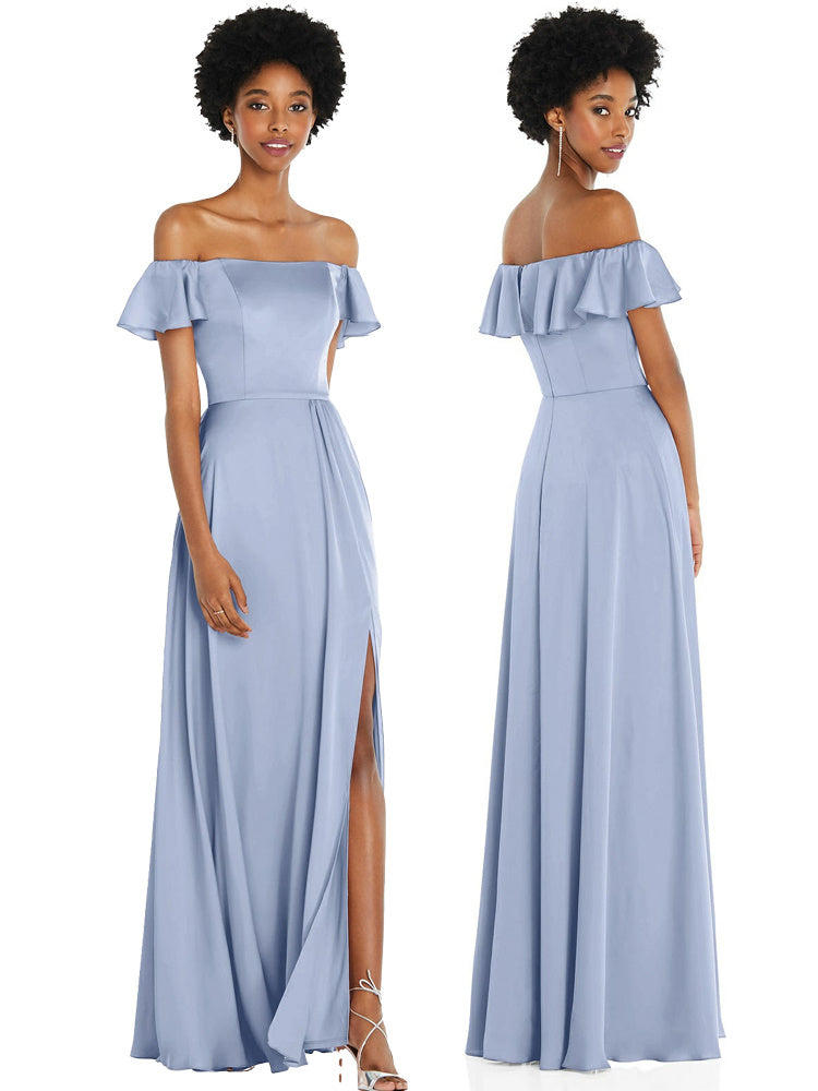 Satin Bridesmaid Dresses Slimming Fit