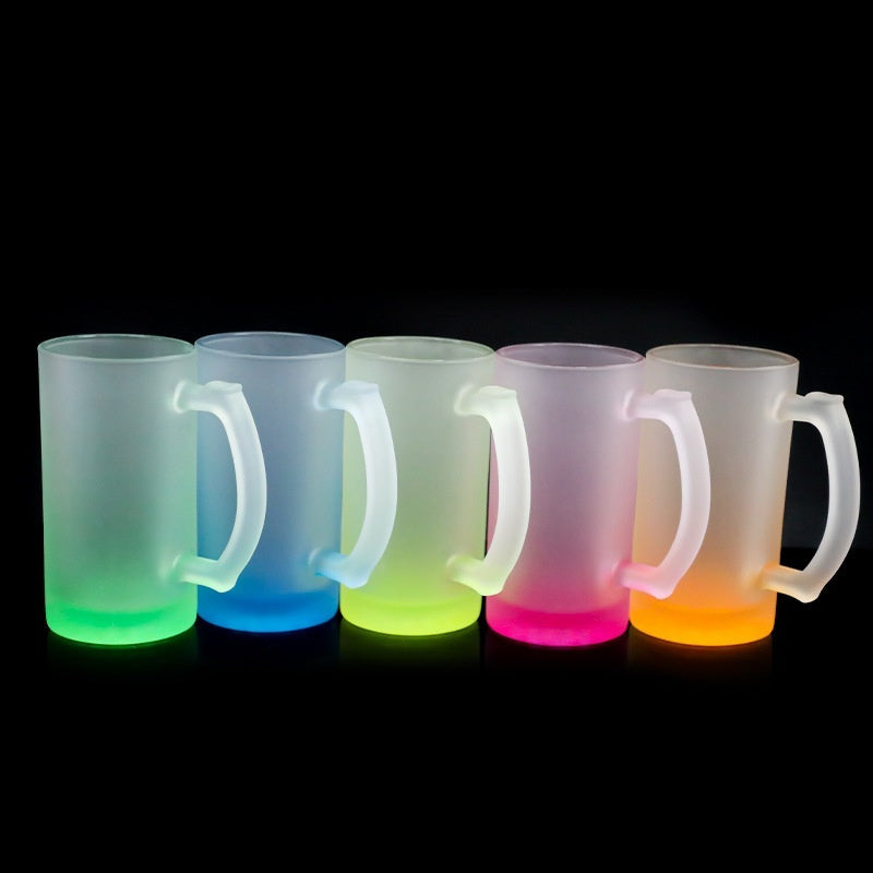 16oz Gradient Frosted Glass Gift