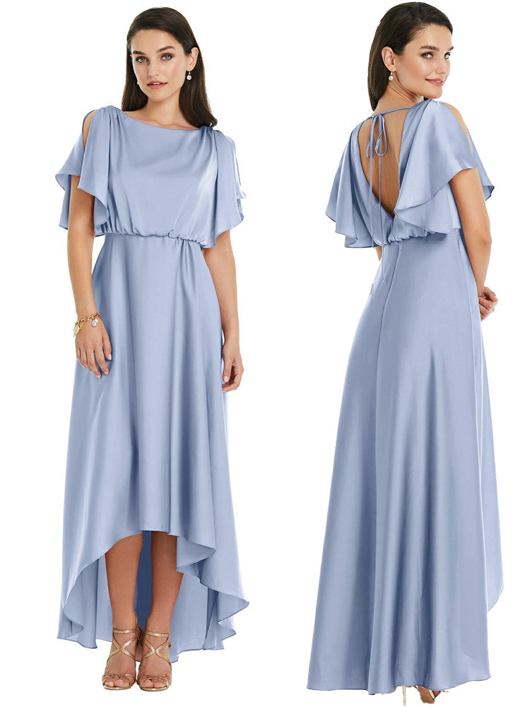 Satin Bridesmaid Dresses Slimming Fit