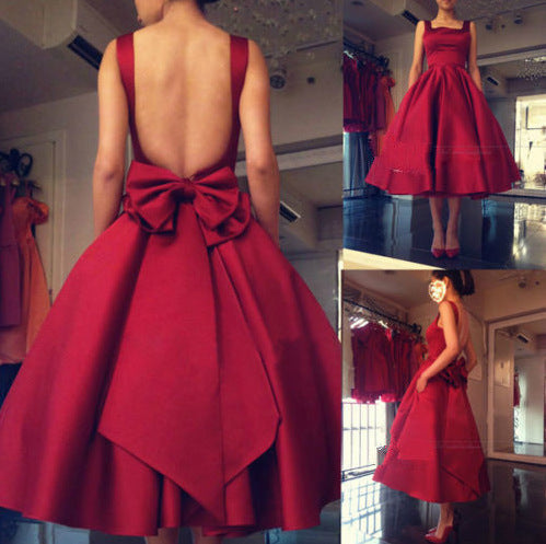 Sleeveless Mini Bridesmaid Dress