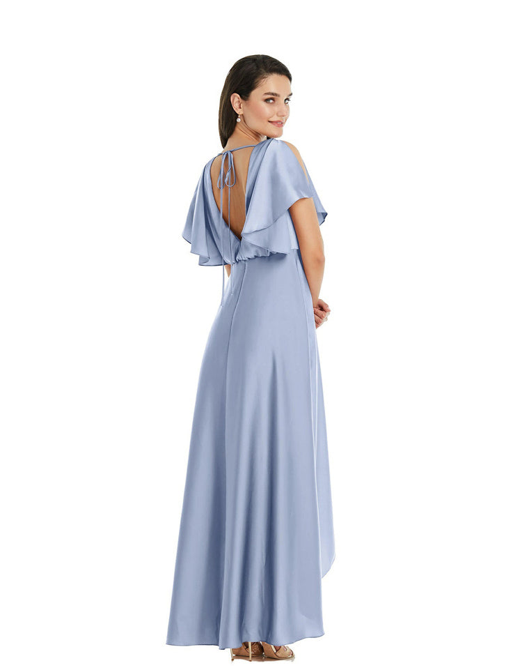 Satin Bridesmaid Dresses Slimming Fit