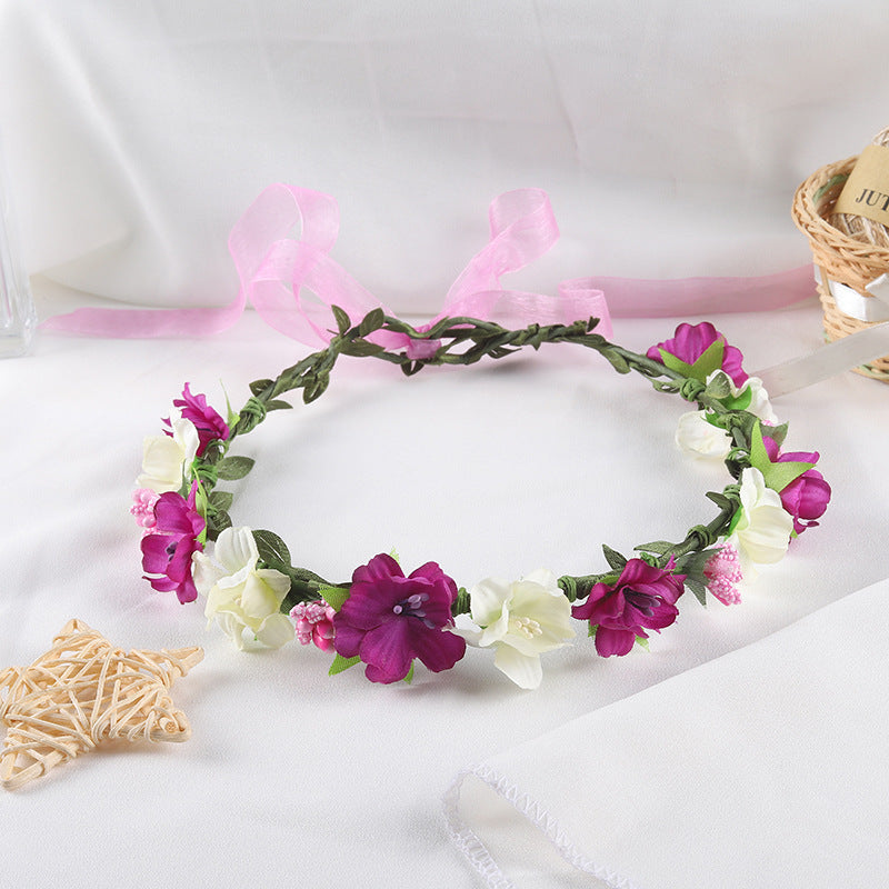 Bridesmaid Floral Garland Headband