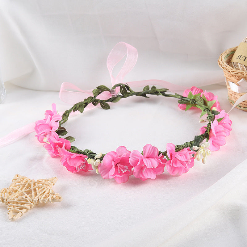 Bridesmaid Floral Garland Headband