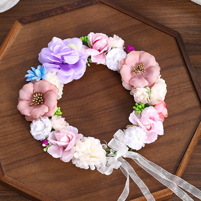 Bridesmaid Multi color Flower Headband