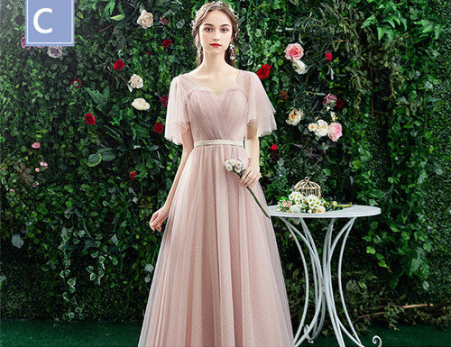 Long Classic Bridesmaid Dress