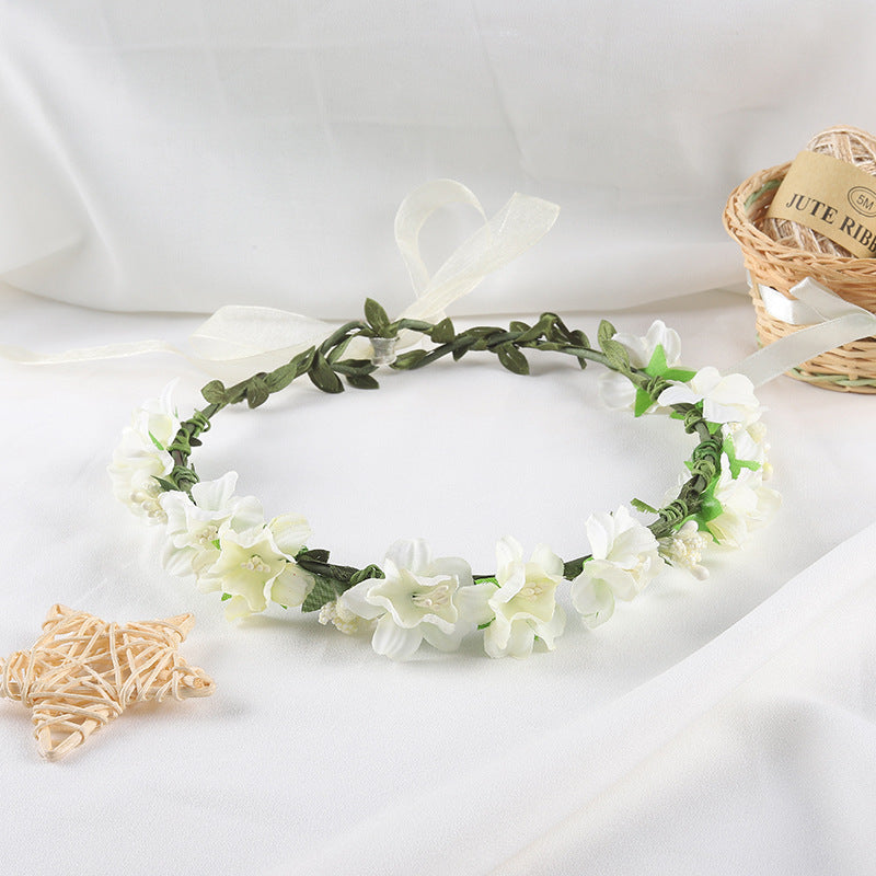 Bridesmaid Floral Garland Headband