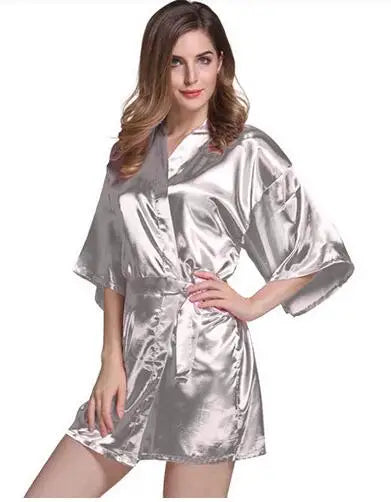 Bridesmaid Short Kimono Robe