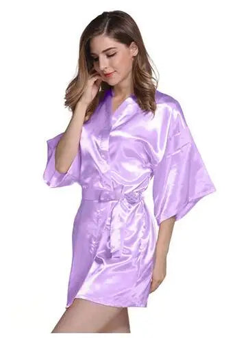 Bridesmaid Short Kimono Robe