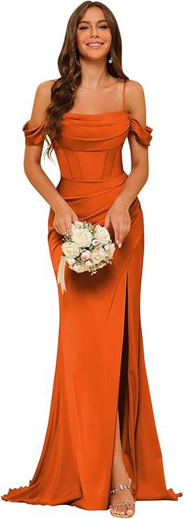 Bridesmaid Satin Corset Dress