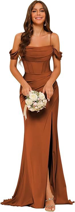 Bridesmaid Satin Corset Dress