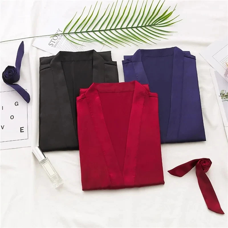 Bridesmaid Short Kimono Robe