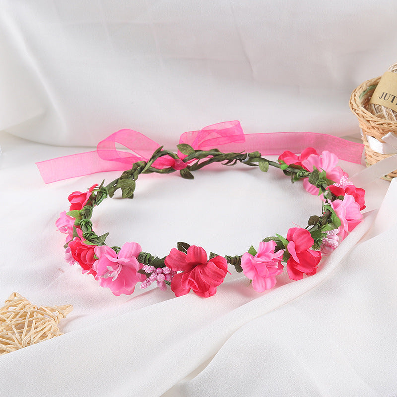Bridesmaid Floral Garland Headband