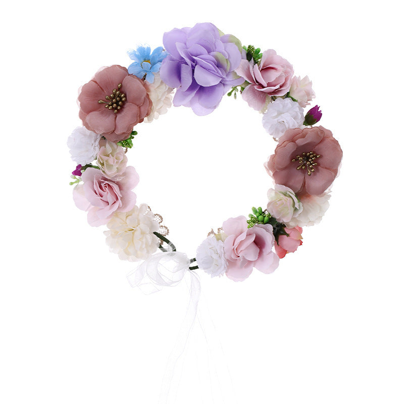 Bridesmaid Multi color Flower Headband