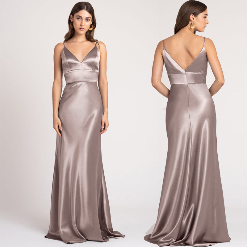 Elegant Satin Bridesmaid Dress