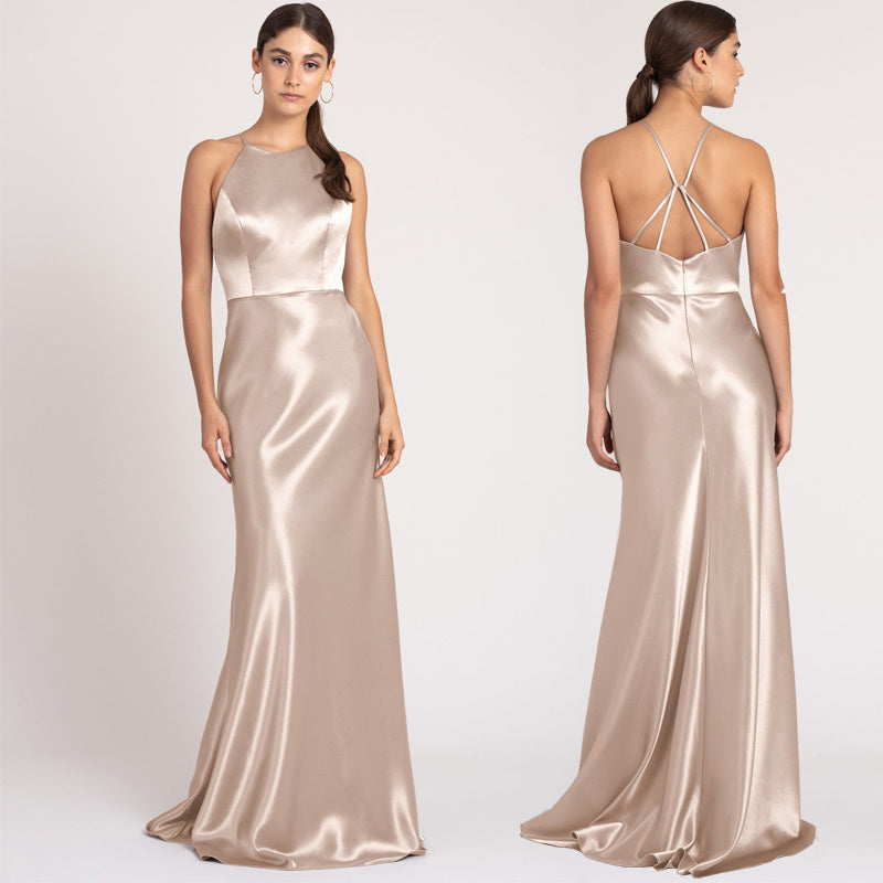 Elegant Satin Bridesmaid Dress