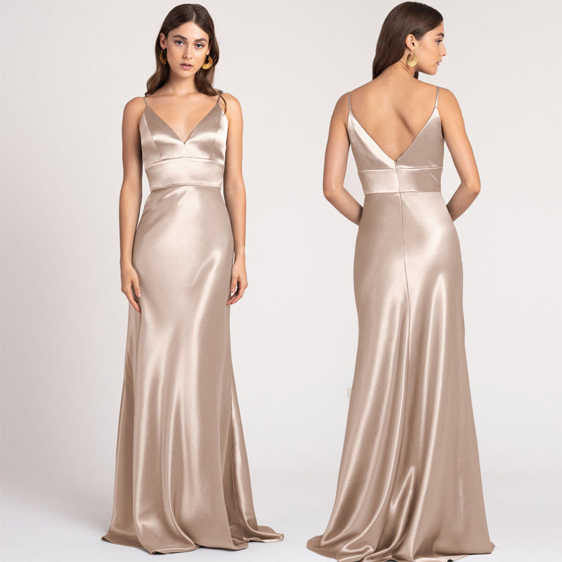 Elegant Satin Bridesmaid Dress