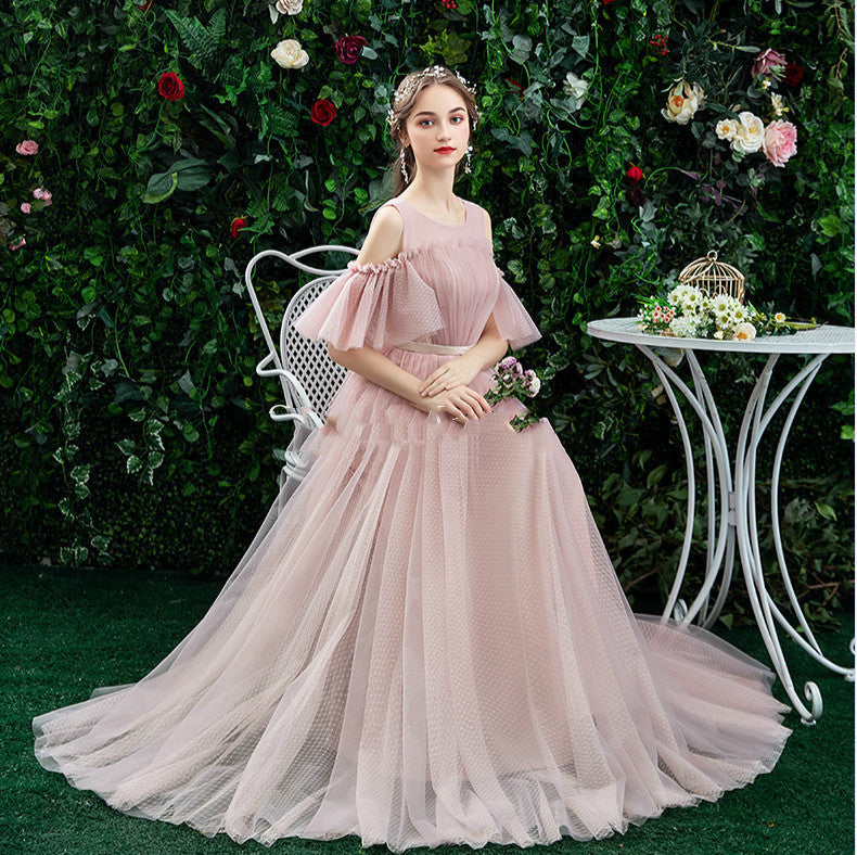 Long Classic Bridesmaid Dress