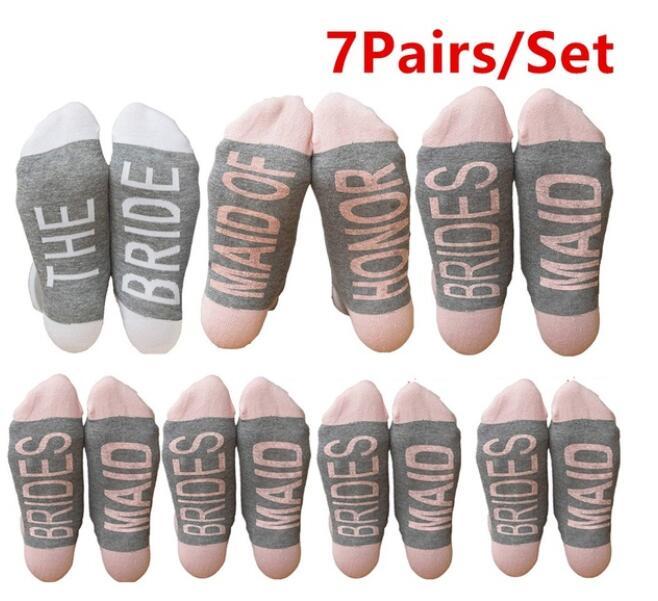 Bridesmaid Cotton Socks