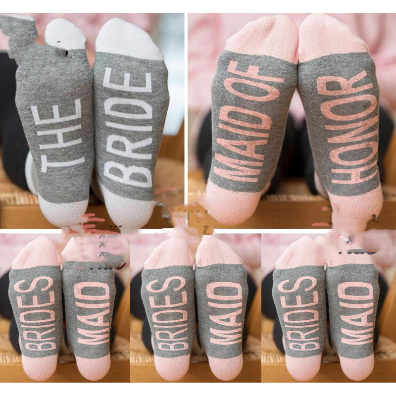 Bridesmaid Cotton Socks
